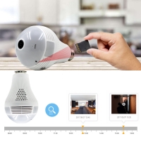 Witrue LED Bulb Light IP Camera Wi-fi 360 Video Surveillance Security Camera Wifi Wireless Smart House Baby Monitor CCTV Camera