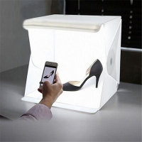 Lerbyee Folding Lightbox Photo Studio LED Desktop Studio Portable Photography Lightbox Studio for Smartphone DSLR Camera