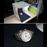 Lerbyee Folding Lightbox Photo Studio LED Desktop Studio Portable Photography Lightbox Studio for Smartphone DSLR Camera