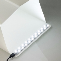 Lerbyee Folding Lightbox Photo Studio LED Desktop Studio Portable Photography Lightbox Studio for Smartphone DSLR Camera