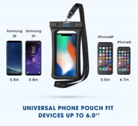 Mpow IPXB waterproof bag case Universal 6 inch Mobile Phone Bag Swimming Case Take photo under water for iphone sumsung huawei