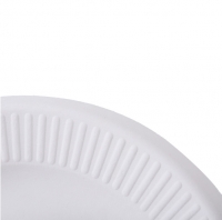 Meltset 10pcs/lot Disposable Paper Plates For BBQ 6 Inch Paper Pulp Tray Round Dessert Cake Plate Microwavable Tableware