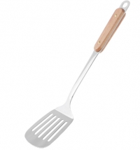 Cooking Tool stainless steel Long wooden handle Kitchen Utensils Set Spatula spoon Colander Gadgets Dining Accessories supplies