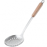 Cooking Tool stainless steel Long wooden handle Kitchen Utensils Set Spatula spoon Colander Gadgets Dining Accessories supplies