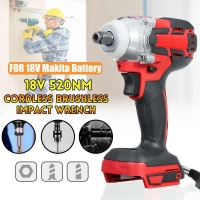 Multi-function Electric Wrench High Hardness Lithium-ion Wireless Impact Wrench Wear Resistance For Construction Maintenance