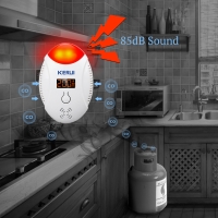 KERUI LED Digital Display Carbon Monoxide Detectors Voice Strobe Home Security Safety CO Gas Carbon Alarm Detector Sensor Alarm