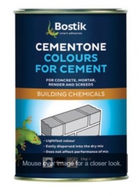 Bostik Cementone Cement &amp; Mortar Dye - Black 1kg
