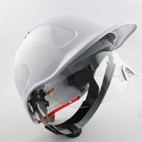 CK Tech. Safety Helmet With PC glasses Hard Hat ABS Construction Protective Helmets Work Cap Engineering Power Rescue Helmet