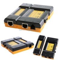 Speed Compute Network Cable Tester RJ45 + RJ1 1 Lan Wire Ethernet 468VR Hot Z09