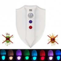 Party Bathroom Decorative Colorful Light UV Sterilization Toilet Lamp Body Motion Activated Seat Sensor Lamp