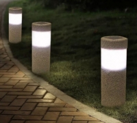 New Arrival Sand-blasting Solar Lawn Light Waterproof LED Outdoor Garden Light Landscape Yard Lawn Path Lamp