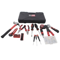 12pcs Hardware Toolbox Tool Set Portable Home Combination Repair Toolbox With Plastic Box