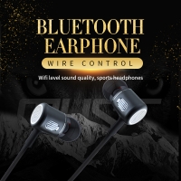 YEINDBOO Bass Bluetooth Earphone Wireless Earphones With Mic Magnetic in ear Bluetooth Earbuds Headset For Mobile Phone Sports