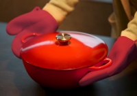 1 pc new Heat Resistant Silicone Glove Cooking Baking BBQ Oven Pot Holder Mitt Kitchen tool