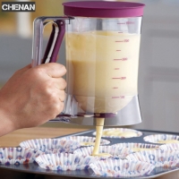 Food Grade Baking Pastry Tools Cooking Tools Cake Pancake Batter Cream Dough 900m1 Cream DIY Pastry Cupcake Baking Dispenser