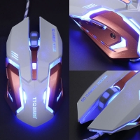 TTQ USB Gaming Keyboard Mouse Mechanical Feel Keyboard Set Wired 2000DPI Gamer Set Gamer Profesional Set Razer Led Gaming Mouse