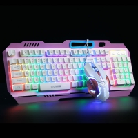 TTQ USB Gaming Keyboard Mouse Mechanical Feel Keyboard Set Wired 2000DPI Gamer Set Gamer Profesional Set Razer Led Gaming Mouse