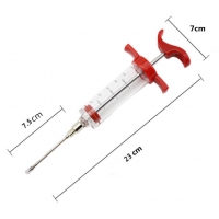 Marinade Injector Flavor Syringe Cooking Meat Poultry Turkey Chicken BBQ Tool Cooking Syinge Accessories Kitchen Tools