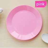 FEIGO 1 Pc Dinner Plates Colorful Tableware Fruit Saucer Food-grade Plastic Plates Snack Dish Kitchen Supplies Dishes Plates F528