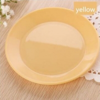 FEIGO 1 Pc Dinner Plates Colorful Tableware Fruit Saucer Food-grade Plastic Plates Snack Dish Kitchen Supplies Dishes Plates F528