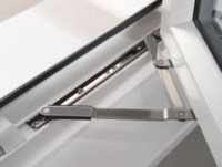 White UPVC Casement Window - Side &amp; Top Hung 1770 X 1160mm