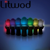 Smart Bathroom Toilet Nightlight LED Body Motion Activated On/Off Seat Sensor Lamp 8 Color PIR Toilet Night Light lamp