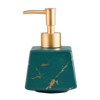 Light Luxury Ceramic Hand Sanitizer, Shower Gel, Shampoo, Water Bottle, Lotion, Press Bottle, Bathroom Decoration