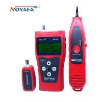 Network monitoring cable tester LCD NF-308 Wire Fault Locator LAN Network Coacial BNC USB RJ45 RJ11 red color NF_308