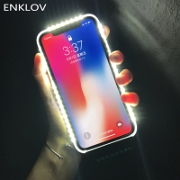 Light Glow Phone Case For iPhone x Case Photo Fill Light Artifact For iPhone 7 plus Selfie Mobile Shell For iphone 6 Case Cases