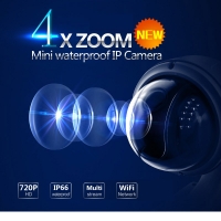 VStarcam Wireless PTZ Dome IP Camera Outdoor 720P HD 4X Zoom CCTV Security Video Network Surveillance IP Camera Wifi C7833WIP-X4