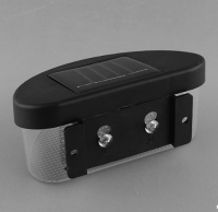 NEW House Home Outdoor Garden Yard Path Fence Landscape Mount Solar Ni-MH Powered 2V Power 2LED Lamp Light Garden Ornaments