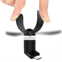 BinFul Newest Mini Portable gadget Type C Mobile Phone Cooling usb mini Fan Super Mute For Android LG Huawei phone
