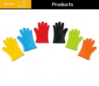 1 pc food grade Heat Resistant thick Silicone Kitchen barbecue oven glove Cooking BBQ Grill Glove Oven Mitt Baking glove