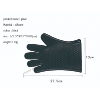 1 pc food grade Heat Resistant thick Silicone Kitchen barbecue oven glove Cooking BBQ Grill Glove Oven Mitt Baking glove