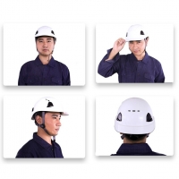 CK Tech.ABS Safety Helmet Construction Climbing Work Protective Helmet Hard Hat Cap Outdoor Breathable Engineering Rescue Helmet