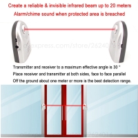 Doberman Security Entry Defender With Chime Home Alert Infrared Motion Sensor Home Security Alarm System Detector Sensor