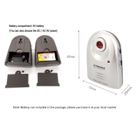 Doberman Security Entry Defender With Chime Home Alert Infrared Motion Sensor Home Security Alarm System Detector Sensor