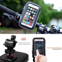 Bicycle Motorcycle Phone Holder telephone Support For Moto Stand Bag For (phone X 8 Plus SE S9 GPS Bike Holder Waterproof Cover