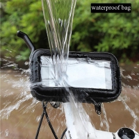 Bicycle Motorcycle Phone Holder telephone Support For Moto Stand Bag For (phone X 8 Plus SE S9 GPS Bike Holder Waterproof Cover