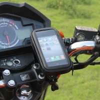 Bicycle Motorcycle Phone Holder telephone Support For Moto Stand Bag For (phone X 8 Plus SE S9 GPS Bike Holder Waterproof Cover