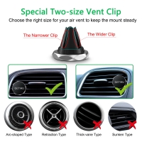 GETIHU Car Phone Holder Magnetic Air Vent Mount Mobile Smartphone Stand Magnet Support Cell Cellphone Telephone Desk in Car GPS
