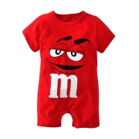 2018 New fashion baby boys girls clothes newborn blue and red Long sleeve Cartoon printing Jumpsuit Infant clothing set
