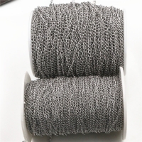 5 Meters/Lot Never Fade Stainless Steel Necklace Chains Bulk For DIY Jewelry Findings Making Materials Handmade Supplies