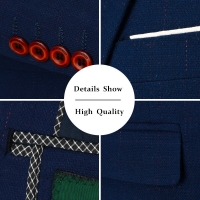 3 Piece Suit Men 2019 Slim Fit Blue Groom Wedding Suits For Men Classic Mens Designer Suits Brand Formal Wear Q136