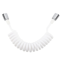 UK G1/2" Soft Bidets Hose Tube ABS Spring Flexible Shower hose for Water Plumbing Toilet Bidet Sprayer Gun Bathroom Accessories