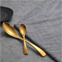 Stainless Steel Noble Quality Cutlery Sets Gold Color Tableware Dinnerware Western Fork Knife