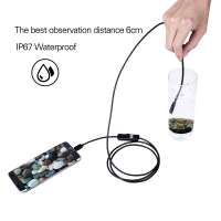 7mm Lens Android OTG USB Endoscope Camera 2M Smart Android Phone USB Borescope Inspection Snake Tube Camera 6LED