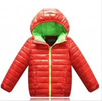 Children's Outerwear Boys Winter Warm Hooded Coat Children Cotton-Padded Clothes boy Down Jacket kid Sport jackets 5-10 yrs