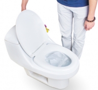 1 Bag 10 pcs/lot Travel disposable toilet seat cover mat 100% waterproof toilet paper pad bathroom accessories set