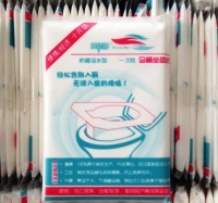 1 Bag 10 pcs/lot Travel disposable toilet seat cover mat 100% waterproof toilet paper pad bathroom accessories set